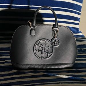 Guess Korey Dome satchel and black